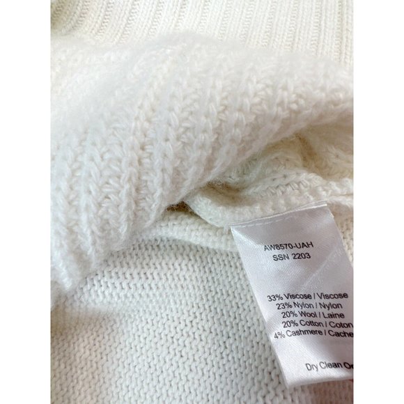 ATM Anthony Thomas Melilla Oversized Knit Cardigan Ivory Size S - Picture 5 of 5